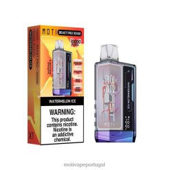 MOTI Beast Pro vape descartável (5%, 10.000 baforadas) gelo de melancia 6JZ6Z52 MOTI vape lisbon