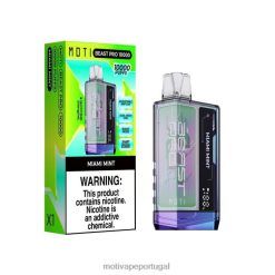 MOTI Beast Pro vape descartável (5%, 10.000 baforadas) hortelã de miami 6JZ6Z48 MOTI vape for sale