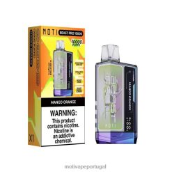 MOTI Beast Pro vape descartável (5%, 10.000 baforadas) manga laranja 6JZ6Z47 MOTI vape kit portugal