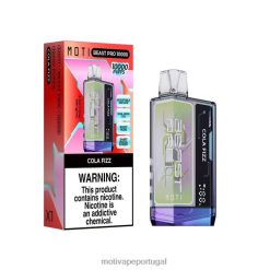 MOTI Beast Pro vape descartável (5%, 10.000 baforadas) refrigerante de cola 6JZ6Z42 MOTI vape lisbon