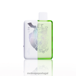 MOTI Duo 9.000 vape descartáveis ​​(5%, 9.000 baforadas) gelo de maçã azeda 6JZ6Z65 MOTI vape review