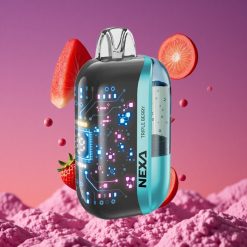 NEXA Ultra 50K Descartável Vape com 20ml Pré-preenchido e 50000 Puffs Triple Berry (Morangos, Amoras e Framboesas)