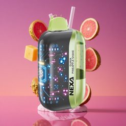 NEXA Ultra 50K Vape Descartável Guava Abacaxi Shake com 20ml Pré-preenchido e 50000 Puffs
