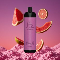 RandM Fumot Shisha 10000 Puffs Vape Descartável Amor 66 com Indicador LED e 18ml de Líquido Pré-preenchido