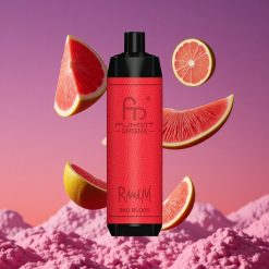 RandM Fumot Shisha 10000 Puffs Vape Descartável com 18ml de Líquido Pré-preenchido Bad Blood (Sangue Ruim)
