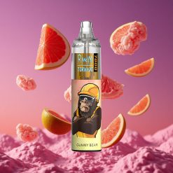 RandM Fumot Tornado 7000 Vape Descartável Goma de Urso com 14 ML de E-líquido e 850 MAH de Bateria
