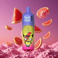 RandM Fumot Tornado 9000 Puffs Vape Descartável Arco-íris com Bateria Recarregável de 850 mAh