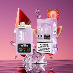 Razz Bar 40000 Puffs Vape Descartável Tela de Potência e Bobina em Malha 1.0Ω 2 – MORANGO_MELANCIA_GELO DE UVA