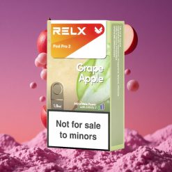 RELX Pod Pro 2 0% Nicotina 600 Puffs Uva Maçã