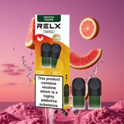 RELX Pod Pro 2 Chá-Matcha Frappé com 1,8% de Nicotina e 600 Puffs