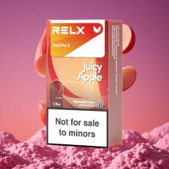 RELX Pod Pro 2 Sem Nicotina 600 Puffs Maçã Suculenta