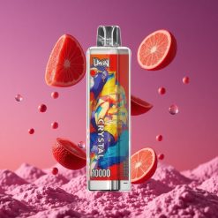UWIN Crystal 10000 Puffs Cereja Silvestre com 18ml e 5% Nicotina