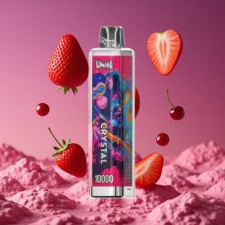 UWIN Crystal 10000 Puffs Morango Cranberry Cereja com 18ml e 650mAh Recarregável