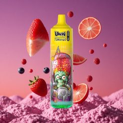 Uwin Tornado 35K Vape Descartável com Bateria Recarregável 600mAh e Bobina Mesh 1.0 Ohm - Frutas Vermelhas